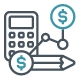 Active tax management icon