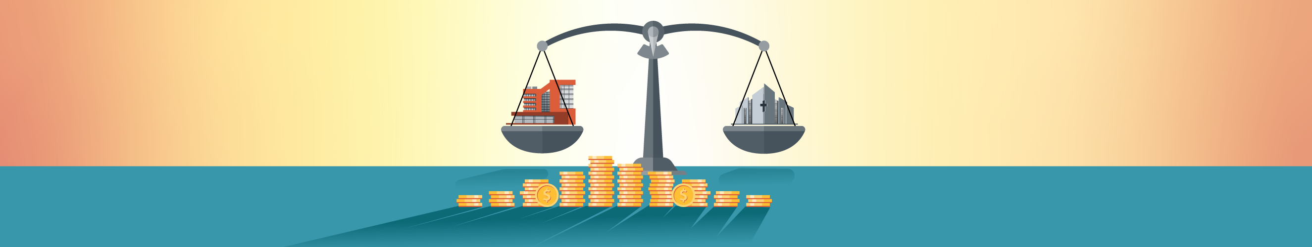 Scales between income needs and values inside the catholic institution