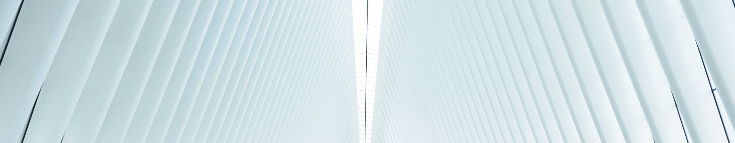 White walls caving into a bridge form