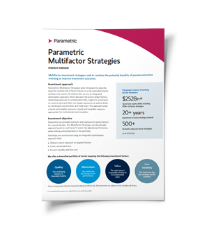 Multifactor Strategies thumbnail image