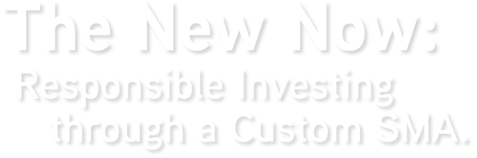 the new now esg investing