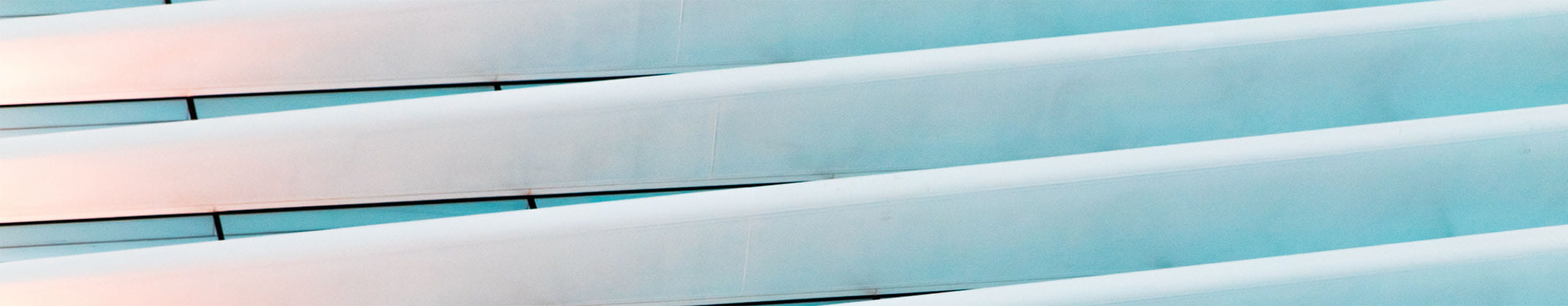 Light blue abstract building banner